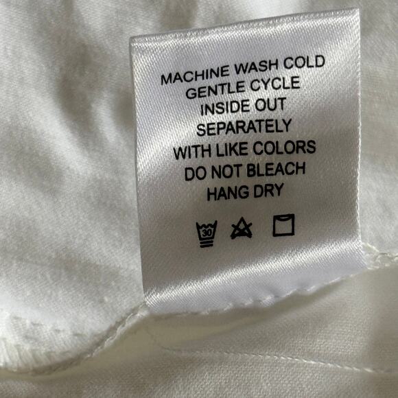 Helsa Stretch Cotton Sateen Bustier Mini Dress White Size Small NWT - Picture 9 of 9